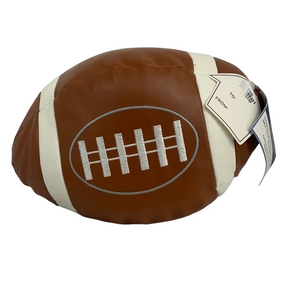 The Draft Stop Football Multi Purpose Decorative Doorstopper Gift Faux Leather - Picture 6 of 14